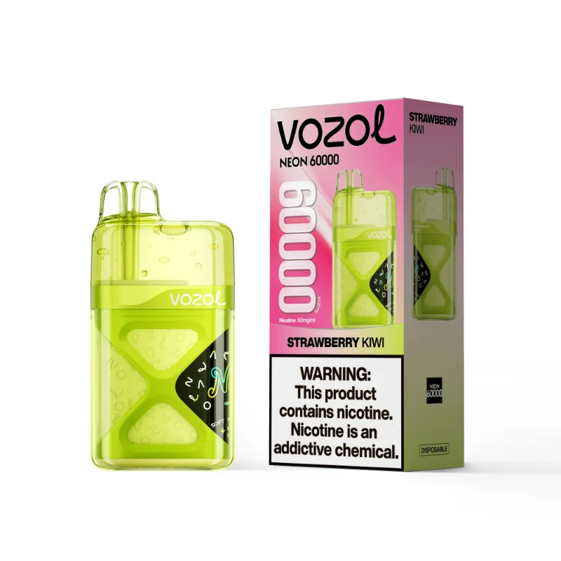Vozol Neon 60000 Puffs Disposable Vape Strawberry Kiwi