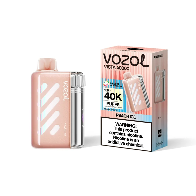 Vozol Vista 40K 40000 Puffs Disposable Vape PEACH ICE